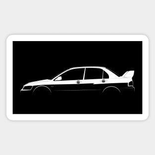 Mitsubishi Lancer Evolution IX MR GSR Silhouette Magnet